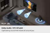Samsung Sound Bar HW-B550F/ZC, 2.1 Channel, Subwoofer, 300 watts, Surround Sound, Bass Boost, Dolby Digital, DTS Virtual:X, Adaptive Sound, Bluetooth, HDMI ARC, Game Mode, Soundbar 🍁 All In One Marketplace Canada