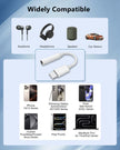USB C to 3.5mm Audio Aux Adapter, AIDOUBARA 2 Pack Headphone Jack Dongle for iPhone 16 Pro Max/16, 15 Pro Max/15 Pro/15 Plus, Compatible with Samsung Galaxy S24/ S23/ S22/ S21 Ultra, Pixel, MacBook 🍁 All In One Marketplace Canada