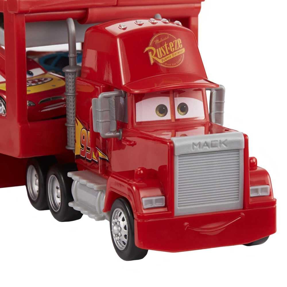 Mattel Disney Pixar Cars Mack Hauler, 13-inch Toy Transporter Truck with Ramp & Carry Storage for 12 Vehicles, Toy for Kids Ages 4 Years Old & Up 🍁 All In One Marketplace Canada