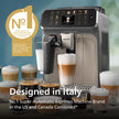 PHILIPS 5500 Series Fully Automatic Espresso Machine, LatteGo Milk System, Integrated Grinder, 20 Hot & Iced Coffee Pre-Sets, Quick Start, SilentBrew, 15-Bar Pressure, Grey Chromed (EP5544/90) 🍁 All In One Marketplace Canada