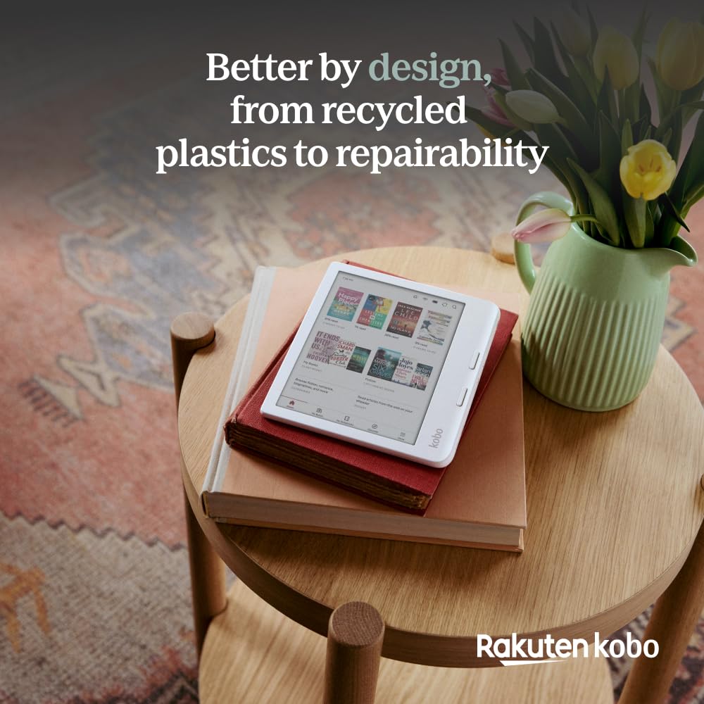 Kobo Libra Colour | eReader | 7” Glare-Free Colour E Ink Kaleido 3 Display | Dark Mode Option | Audiobooks | Waterproof | Black 🍁 All In One Marketplace Canada