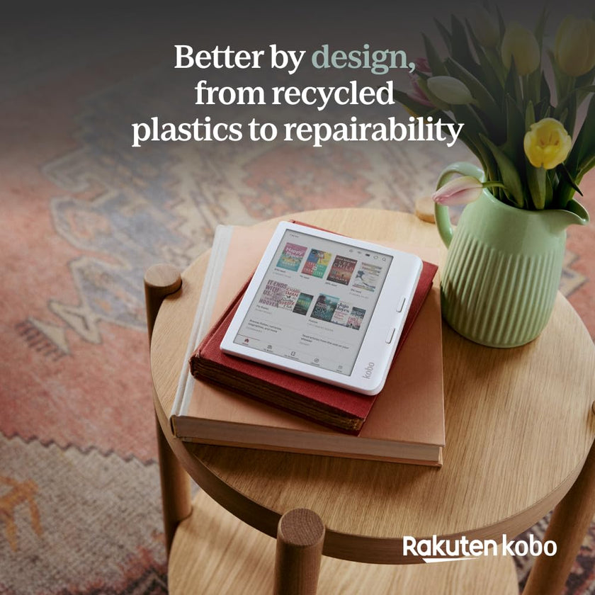 Kobo Libra Colour | eReader | 7” Glare-Free Colour E Ink Kaleido 3 Display | Dark Mode Option | Audiobooks | Waterproof | Black 🍁 All In One Marketplace Canada