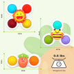 Suction Cup Spinner Toys for Baby, Baby Toys Sensory Toys Learning Toys for Toddlers 1-3, Baby Bath Toys for Babies 12-18 Months, 1 2 3 Year Old Girl Boy Gifts Idea (3 Pcs) 🍁 All In One Marketplace Canada