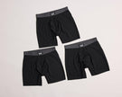 SAXX Underwear Co. Men's Core Cotton Boxer Brief Fly 3-Pack, Black/Graphite, Medium 🍁 All In One Marketplace Canada