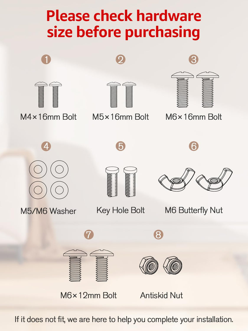 Mounting Dream Sound Bar Mount Bracket for Mounting Above or Under TV, Fits Most Sound Bars Up to 15 Lbs, with Detachable Long Extension Plates MD5420 🍁 All In One Marketplace Canada