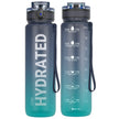 Sahara Sailor Water Bottle, 32oz Motivational Sports Water Bottle with Time Marker - Times to Drink - Tritan, BPA Free, Wide Mouth Leakproof, Fast Flow Technology with Clean Brush (1 Bottle) 🍁 All In One Marketplace Canada