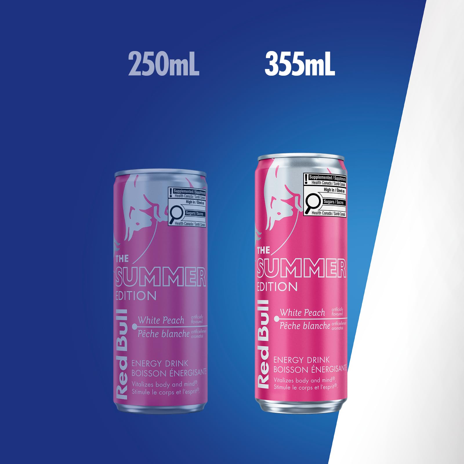 Red Bull Energy Drink, White Peach, 355ml (24 pack) 🍁 All In One Marketplace Canada