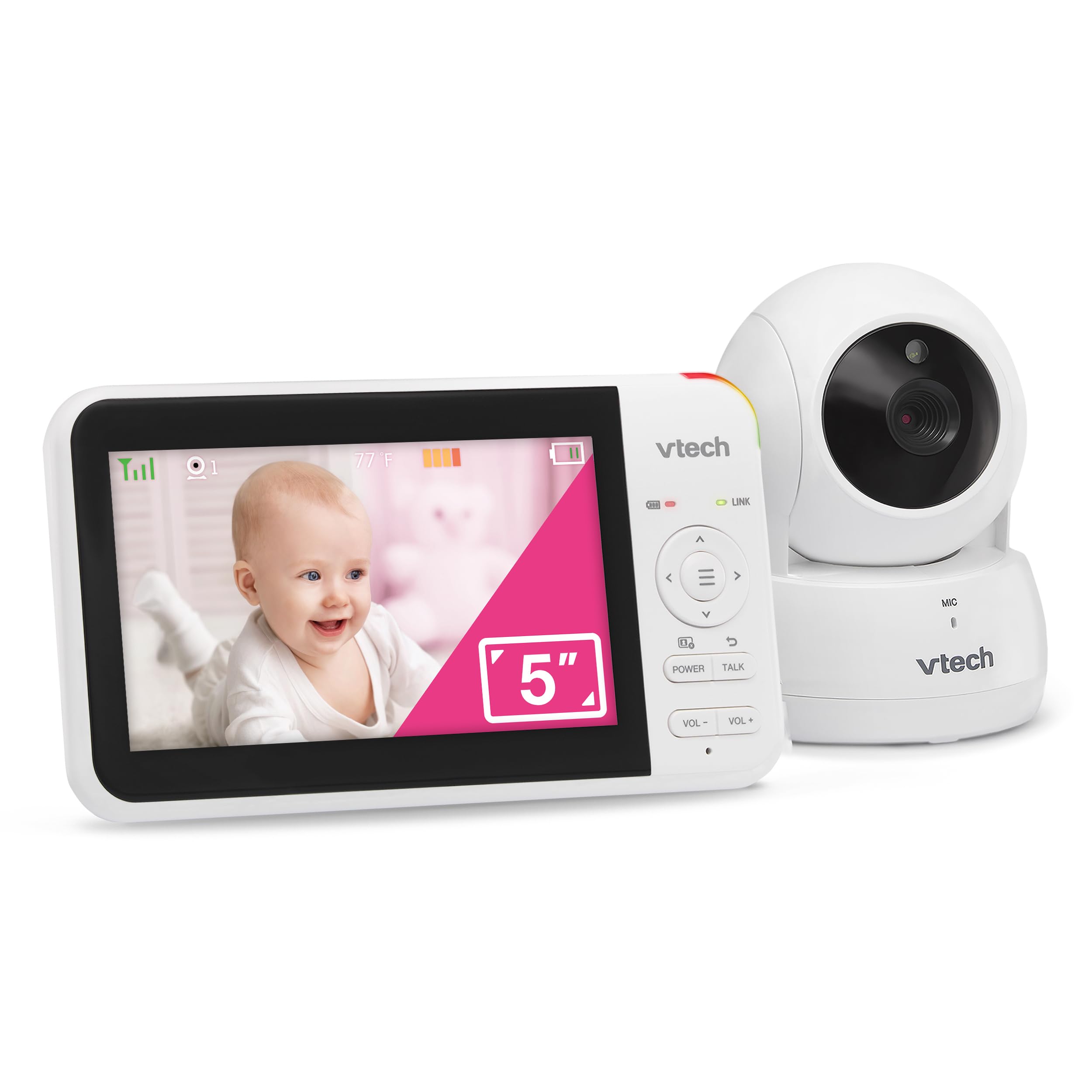 VTech VM924 Pan & Tilt Video Baby Monitor, 5
