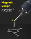 HOTO Electric Screwdriver Set, 3.6V Rechargeable Screwdriver Set with 25 S2-Steel Bits, Cordless Power Screwdriver Set with LED Light, All-in-One Design, 1500mAh 800 Times, USB-C Charging 🍁 All In One Marketplace Canada