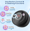 Ultrasonic Retainer Cleaner(2026 Upgraded), 45kHz Cleaning Machine for Dentures, Mouth Guards, Braces, Toothbrush & Jewelry, 200ML Denture Cleaner with 4 Modes for Denture Appliances 🍁 All In One Marketplace Canada