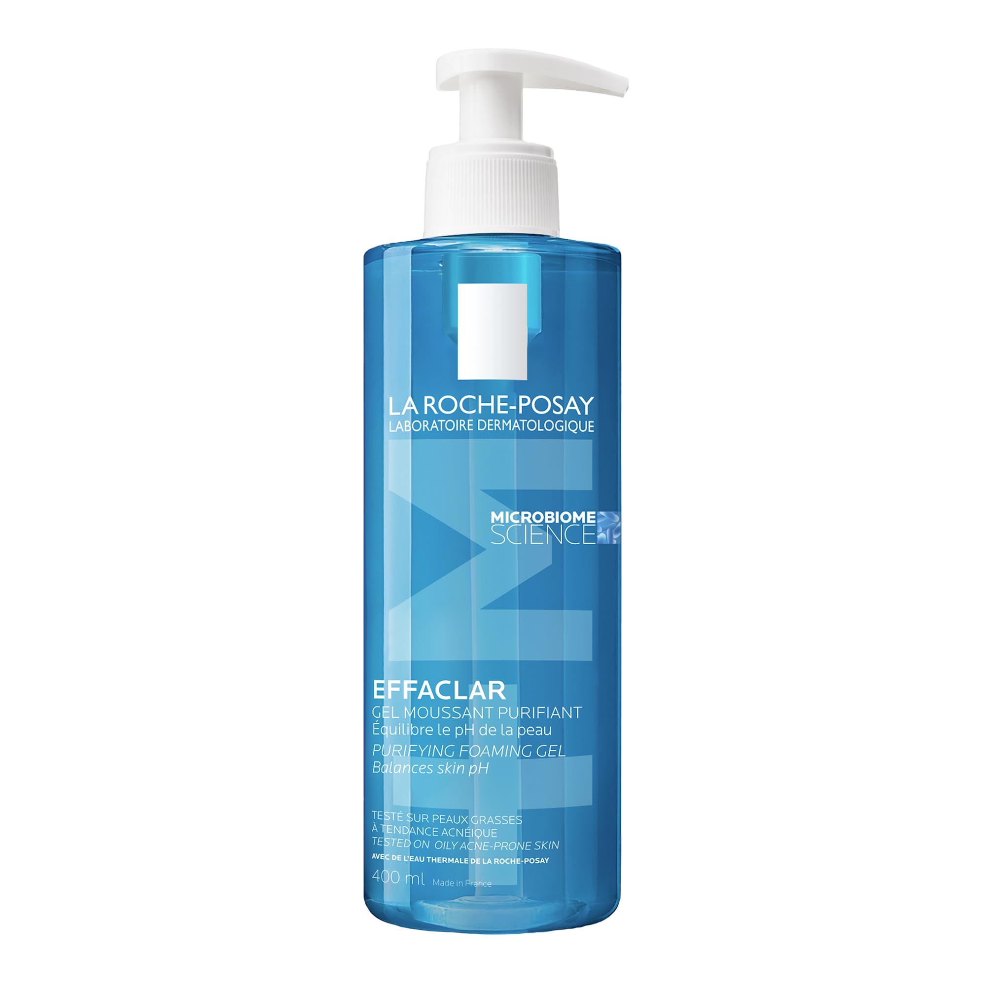 La Roche Posay Face Wash Gel Cleanser, Effaclar Gentle Purifying Foaming Gel for Oily and Sensitive Acne-Prone Skin. Alcohol-free, Soap-Free, Paraben-free, Non-Comedogenic, 400mL 🍁 All In One Marketplace Canada