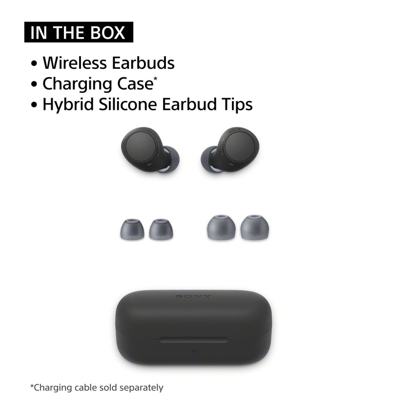 Sony WF-C510 Truly Wireless in-Ear Bluetooth Earbud Headphones with up to 22-Hour Battery, Multipoint-Connection, Mic and IPX4 Water Resistance, Black - New 🍁 All In One Marketplace Canada