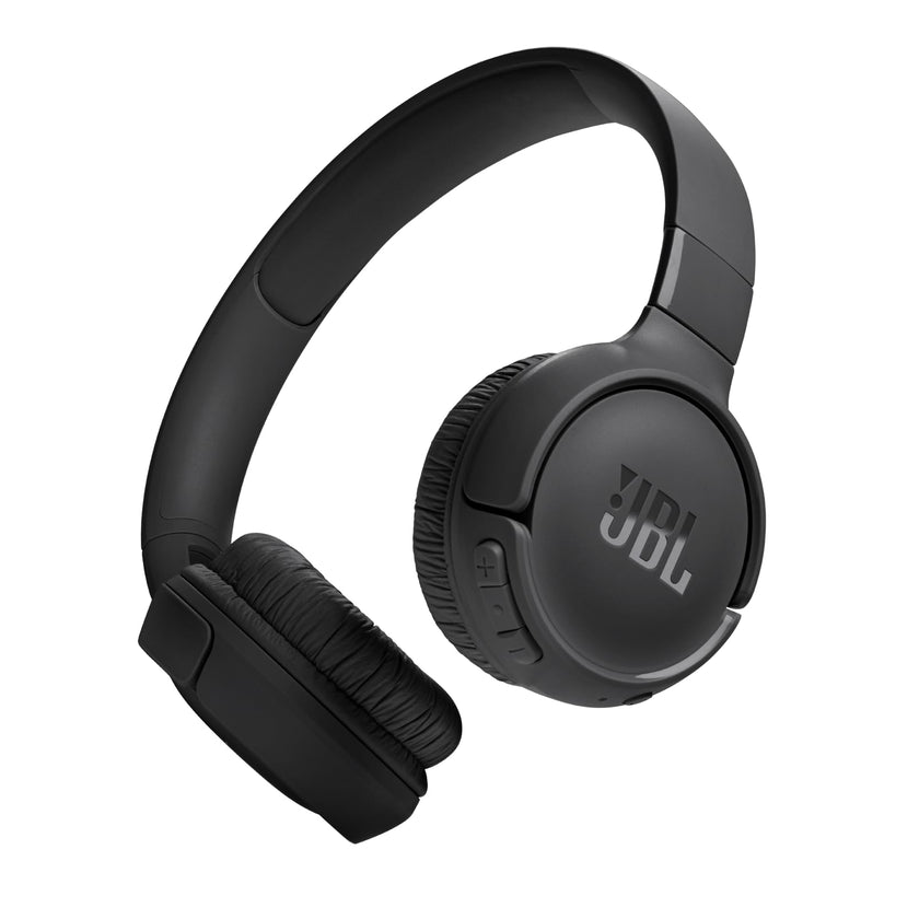 JBL Tune 520BT - Wireless On-Ear Headphones, Up to 57H Battery Life and Speed Charge, Lightweight, Comfortable and Foldable Design, Hands-Free Calls with Voice Aware (Black) 🍁 All In One Marketplace Canada