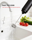 CIRCLE JOY Electric Milk Frother Handheld, Rechargeable Coffee Frother with Dual Spring Whisk, Portable Hand Frother Wand Drink Mixer for Coffee, Hot Chocolate, Cappuccino, Frappe, Matcha, Black 🍁 All In One Marketplace Canada