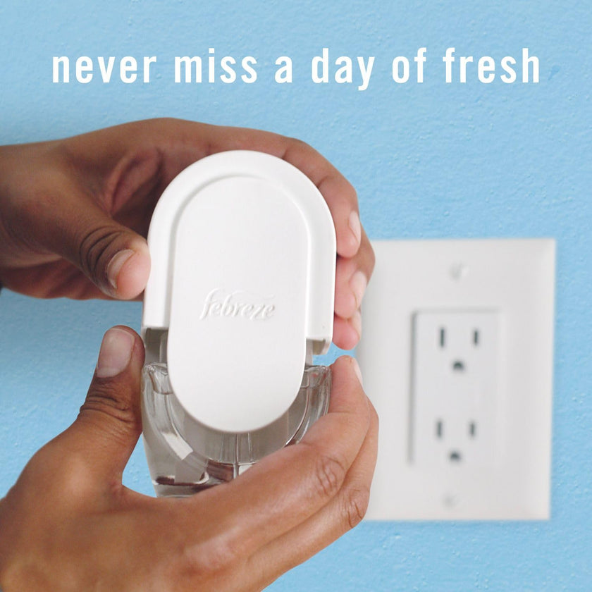 Febreze Plug In Air Freshener, Odor-Fighting Scented Oil Refill, Air Fresheners for Home and Bathroom and Kitchen, Long Lasting for Strong Odors, Hawaiian Aloha Scent, 0.87oz Refills, 4 Count 🍁 All In One Marketplace Canada