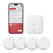 X-Sense Wi-Fi Water Leak Detector Kit, Smart Water Sensor Alarm with App Alerts and Ultra-Slim Design, Water Alarm Leak Detector for Basements, 4 Water Sensors and 1 Base Station, Model SWS0A41 🍁 All In One Marketplace Canada