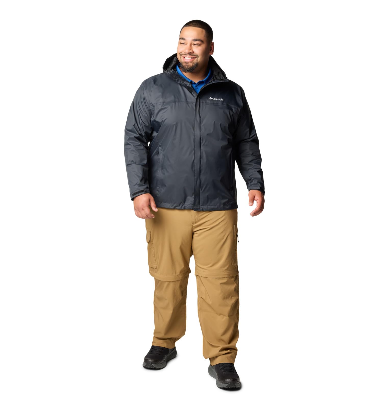 Columbia Men's Watertight II Waterproof Rain Jacket, Black, Medium 🍁 All In One Marketplace Canada