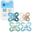 MAM Original Start Baby Pacifiers 0-3 Mths Skin Soft Silicone, 4 Pack 🍁 All In One Marketplace Canada