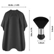 Professional Hair Cutting Cape with Neck Duster Brush, Salon Barber Cape, Hair Cutting Accessories (Solid color) 🍁 All In One Marketplace Canada