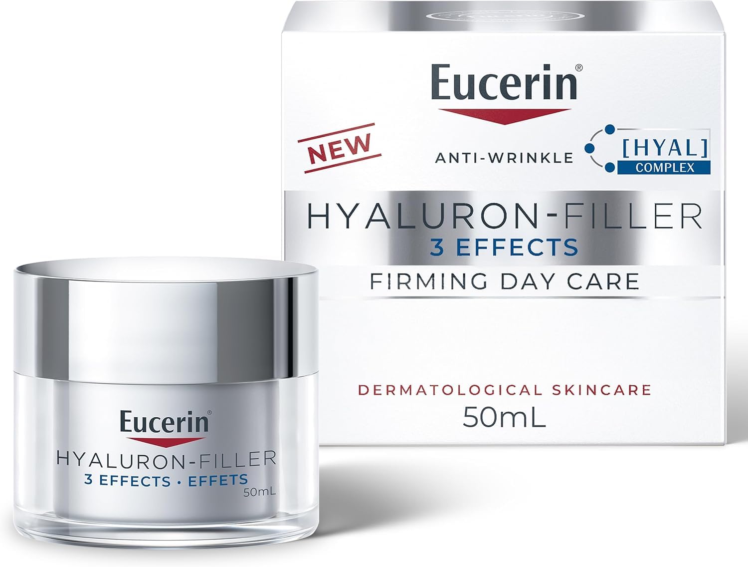 Eucerin Anti-Wrinkle Face Firming Day Cream, Hyaluronic Acid, Hydrate, 50mL 🍁 All In One Marketplace Canada