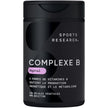 Sports Research® Vitamin B-Complex - Full Spectrum of B Vitamins with Methylated B12 & Folate - Gluten Free · Plant-Based · Non-GMO · Vegan-Friendly Formula - 120 Veggie Softgels 🍁 All In One Marketplace Canada