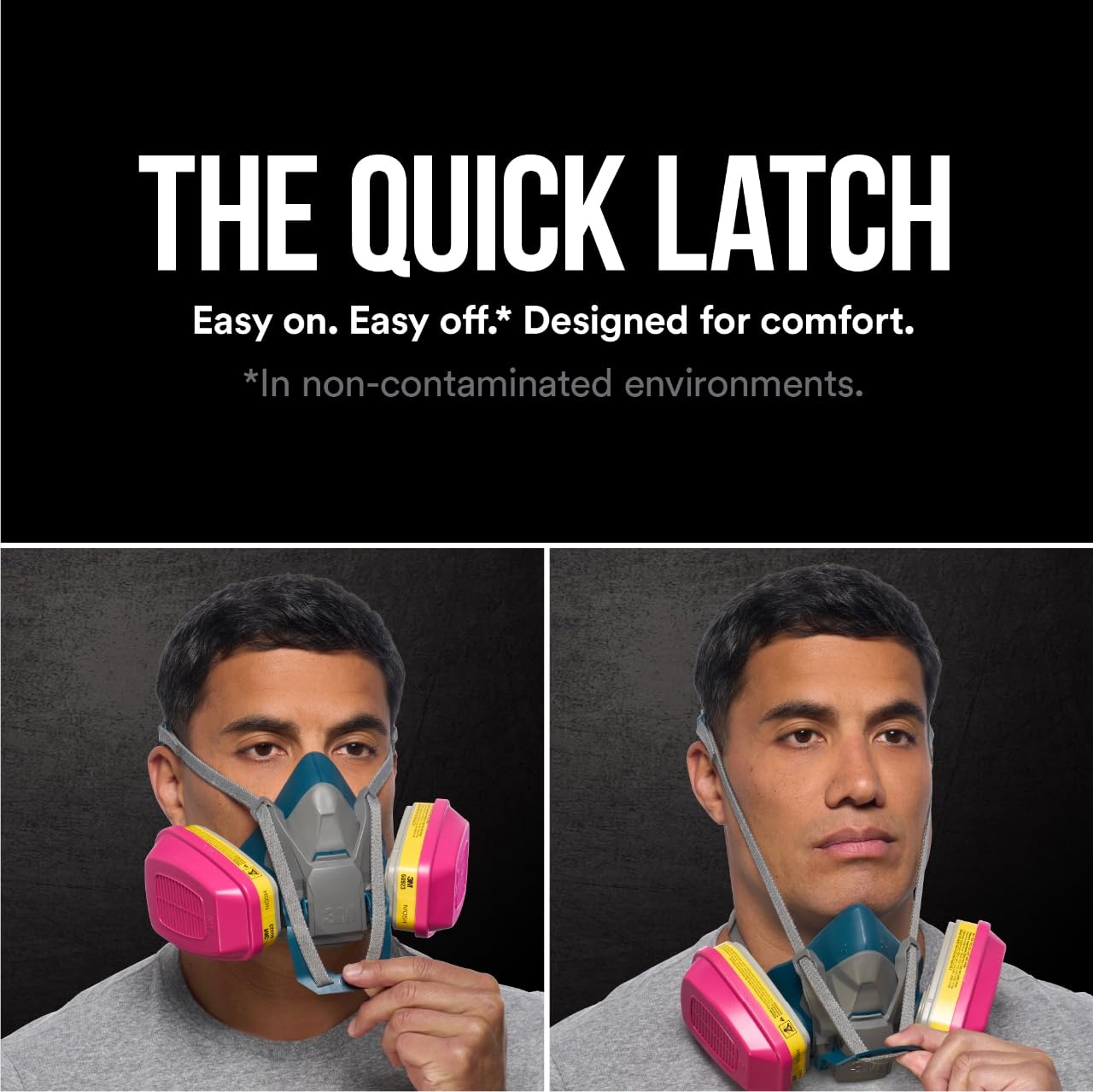 3M Pro Quick Latch Half Facepiece Reusable Respirator All-in-One Kit, Multi-purpose, M (1 Mask and 1-pair Cartridges) 🍁 All In One Marketplace Canada
