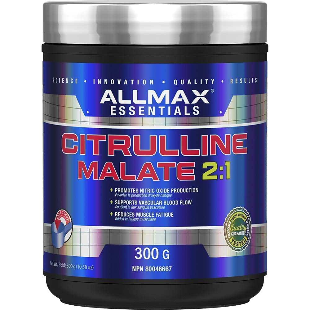 ALLMAX Nutrition - 2:1 Citrulline+ Malate - 300 Gram, 300-Gram 🍁 All In One Marketplace Canada
