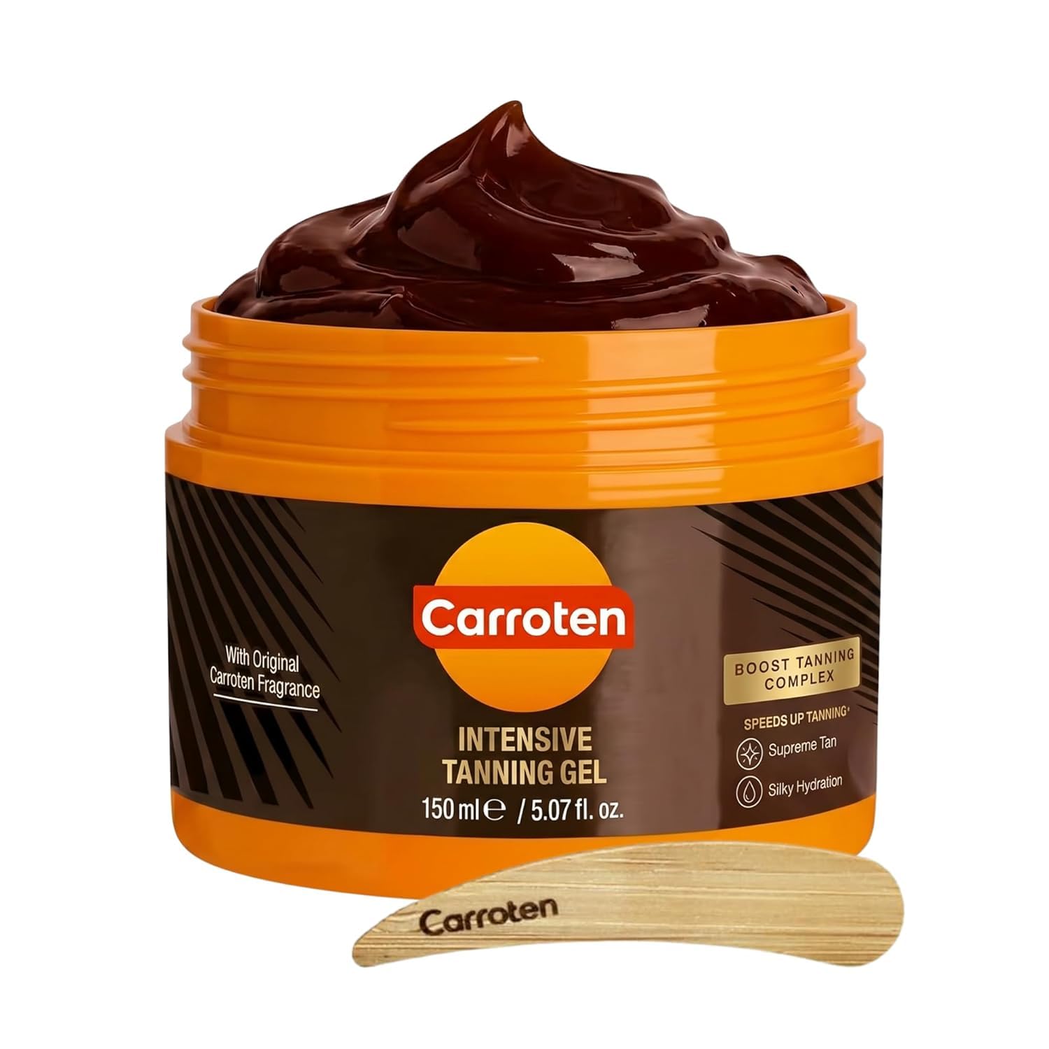 Carroten Intensive Tanning Gel | Browning Indoor/Outdoor Tan Accelerator | Non-Greasy, Water-Resistant with Carrot and Coconut Oil | Vitamin A & E For Moisture & Hydration | Made in Greece | 5 Fl Oz 🍁 All In One Marketplace Canada