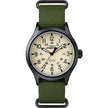 Timex Mens TW4B15500 Expedition Scout 40mm Green/Black/Cream Nylon Slip-Thru Strap Watch 🍁 All In One Marketplace Canada