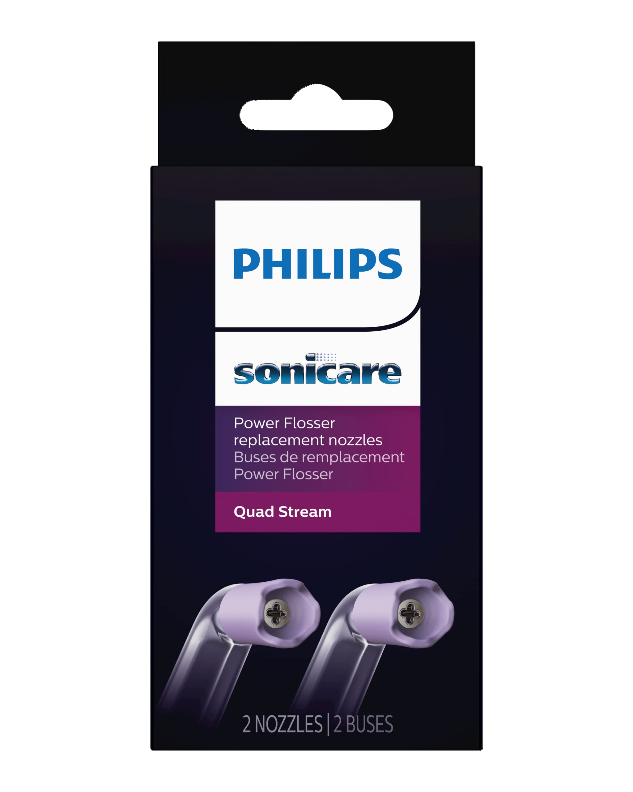 Philips Sonicare Power Flosser Quad Stream Tips, Compatible with Philips Sonicare Power Flosser Only, 2-Pack, HX3062/00 🍁 All In One Marketplace Canada