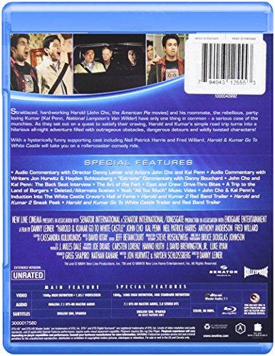 Harold and Kumar Go to White Castle (Unrated) - Blu-Ray