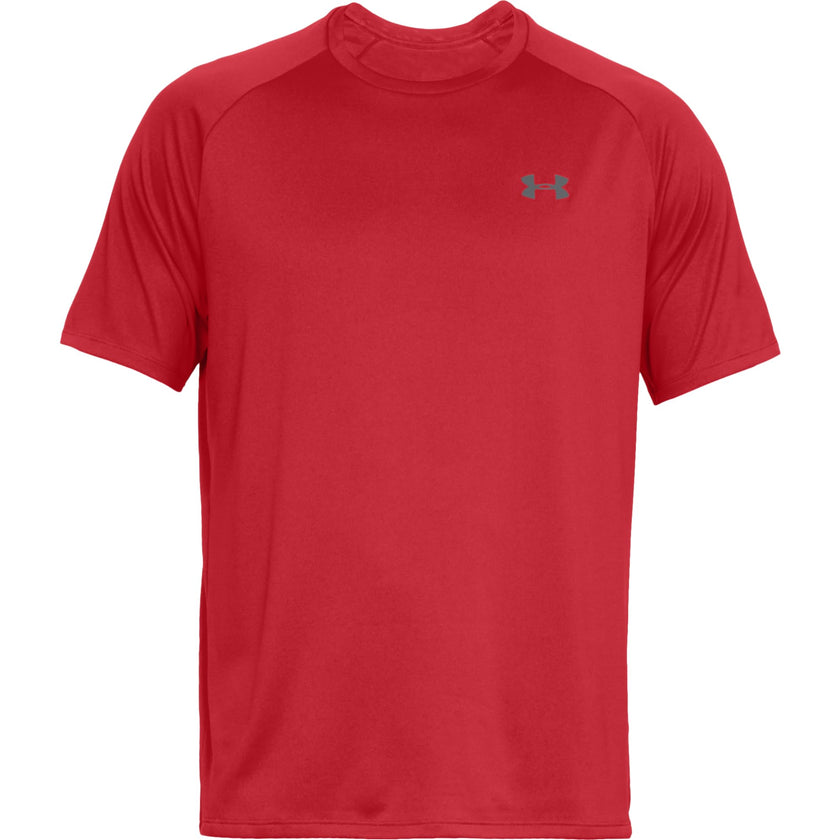 Under Armour mens Tech 2.0 Short-Sleeve T-Shirt , Red (600)/Graphite , Large 🍁 All In One Marketplace Canada