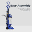 Eureka Powerful Bagless Upright Vacuum Cleaners for Home Pets, Lightweight Household Vacuum Cleaner for Carpet and Hard Floor, PowerSpeed NEU182C with 5 Height Adjustment, Blue 🍁 All In One Marketplace Canada