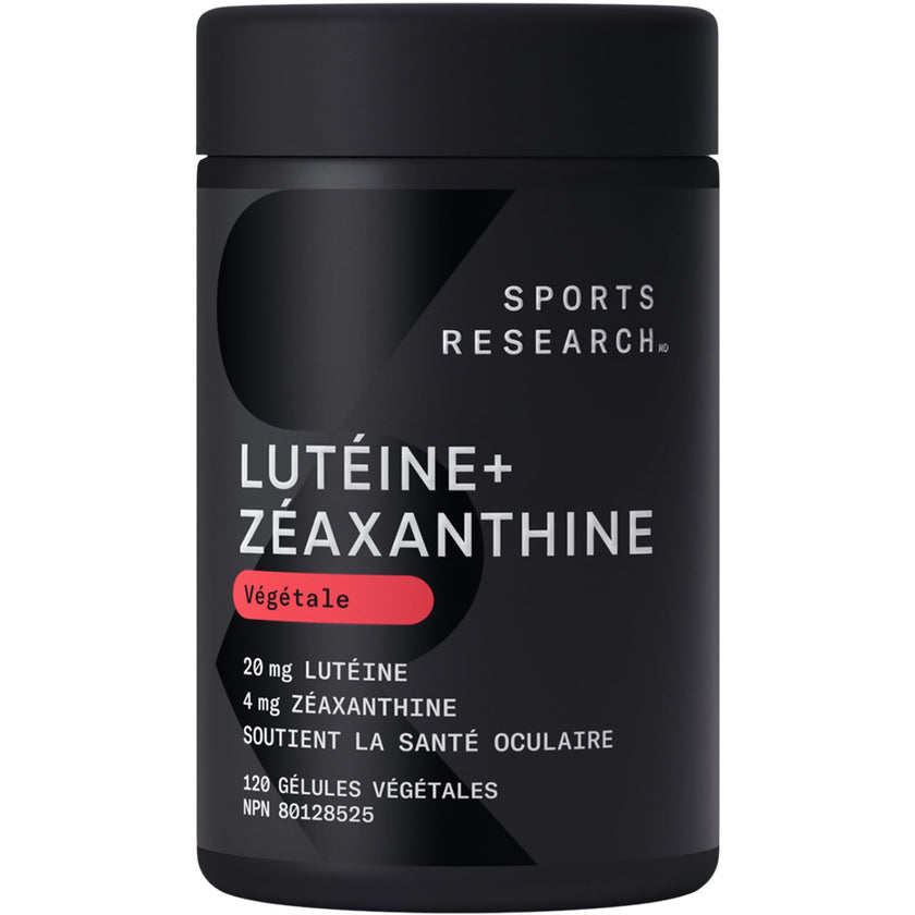 Sports Research® Vegan Lutein + Zeaxanthin (20mg) with Organic Coconut Oil for Better Absorption - Supports Vision & Eye Health - Vegan Certified & Non-GMO Verified (120 Softgels) 🍁 All In One Marketplace Canada