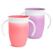 Munchkin Miracle 360˚ Trainer Cup, 7oz, 2Pk, Pink/Purple 🍁 All In One Marketplace Canada