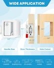 Kohree RV Entry Door Lock Latch Handle with Paddle Deadbolt, Polar White Enclosed Trailer Camper Door Latch with 4 Keys RV Door Lock Replacement -Universal Entrance Security Lock Kit 🍁 All In One Marketplace Canada