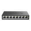 D-Link DGS-108, 8 Port Gigabit Ethernet Switch Unmanaged, Network Splitter, Silent Fanless, Network Hub, Sturdy Metal with Shielded Ports, Compact Desktop/Wall Mount, QoS, Energy Saving, Plug and Play 🍁 All In One Marketplace Canada