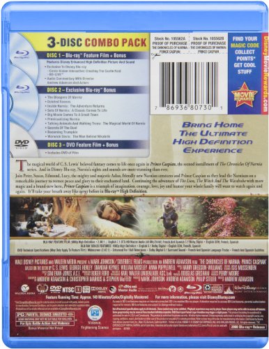 The Chronicles of Narnia: Prince Caspian [Blu-ray] (Bilingual)