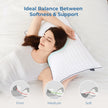 Pillows Standard Size Set of 4 - Bed Pillows for Sleeping 4 Pack, Cooling Supportive Hotel Pillows with Premium Soft Down Alternative Fill for Side Stomach and Back Sleepers 🍁 All In One Marketplace Canada