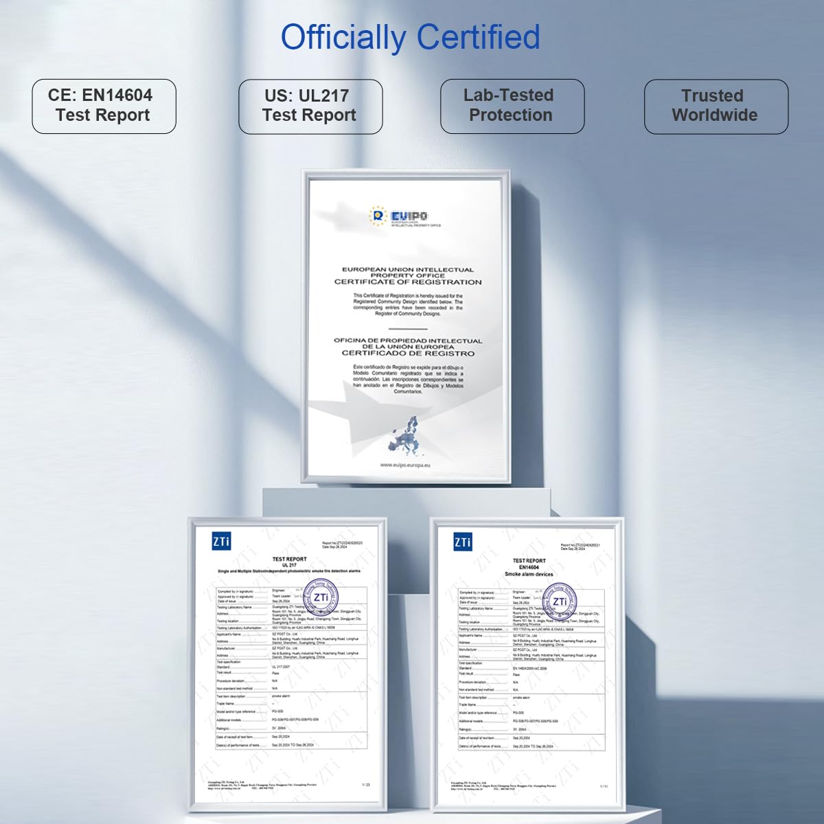 10-Year Battery Smoke Detector for Home | 85dB Fire Alarm, Military-Grade Photoelectric Sensor Reduces 70% False Alarms | Passed CE/ULC Tests | Easy Install (Adhesive/Screws) (1) 🍁 All In One Marketplace Canada