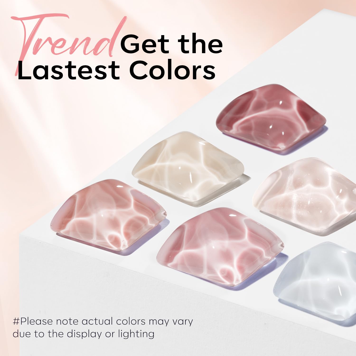 Modelones Jelly Gel Nail Polish 6 Colors Nude Gel Polish Milky White Neutral Nail Gel Polish Shimmery Glitter Translucent Nail Art Gel Kit Soak off Gel Manicure DIY Salon Nail Gift 🍁 All In One Marketplace Canada
