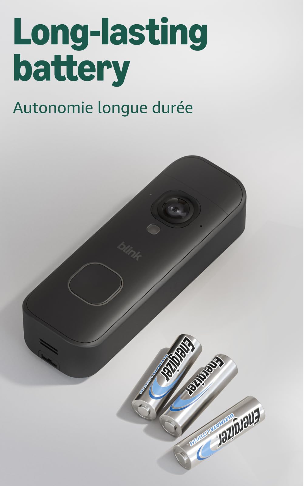 Blink Battery Doorbell 2K+ (newest model) — Wireless video doorbell, 2K resolution, enhanced audio. Required Sync Module not included – Add-On (Black) 🍁 All In One Marketplace Canada