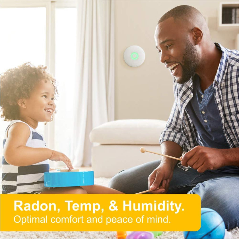 Airthings Wave Radon - Smart Radon Detector with Humidity & Temperature Sensor – Easy-to-Use – Accurate – No Lab Fees – Battery Operated - Free App 🍁 All In One Marketplace Canada