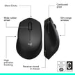 Logitech M330 Silent Wireless Mouse, 2.4GHz with USB Receiver, Optical Tracking, Quiet & Lightweight, Long Battery Life, for PC, Mac, Laptop, Chromebook - Black 🍁 All In One Marketplace Canada