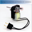 SM550, Universal Bathroom Vent Fan Motor Replacement Kit, 50 CFM, Compatible with Bay Motors, Sears 569, Uppco, Ventorola E498-1, Dayton, Nutone Broan and Many Other Units (1 Pack 🍁 All In One Marketplace Canada