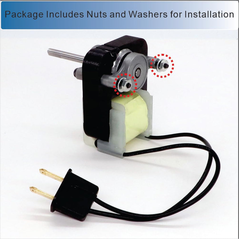 SM550, Universal Bathroom Vent Fan Motor Replacement Kit, 50 CFM, Compatible with Bay Motors, Sears 569, Uppco, Ventorola E498-1, Dayton, Nutone Broan and Many Other Units (1 Pack 🍁 All In One Marketplace Canada