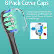 Toothbrush Head Compatible with Philips Sonicare Electric Toothbrush, Replacement Brush Heads for Phillips Sonicare 4100 5100 6100 9900 C2 W3 and More Click-on Handles (8white+8black) 🍁 All In One Marketplace Canada