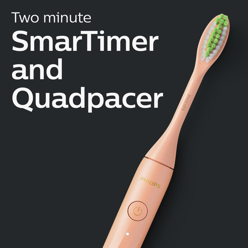 Philips One by Sonicare Rechargeable Toothbrush, 1 Brush Head, Champagne 🍁 All In One Marketplace Canada