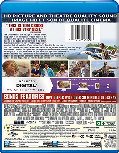 American Made - Blu-Ray/DVD (Used)