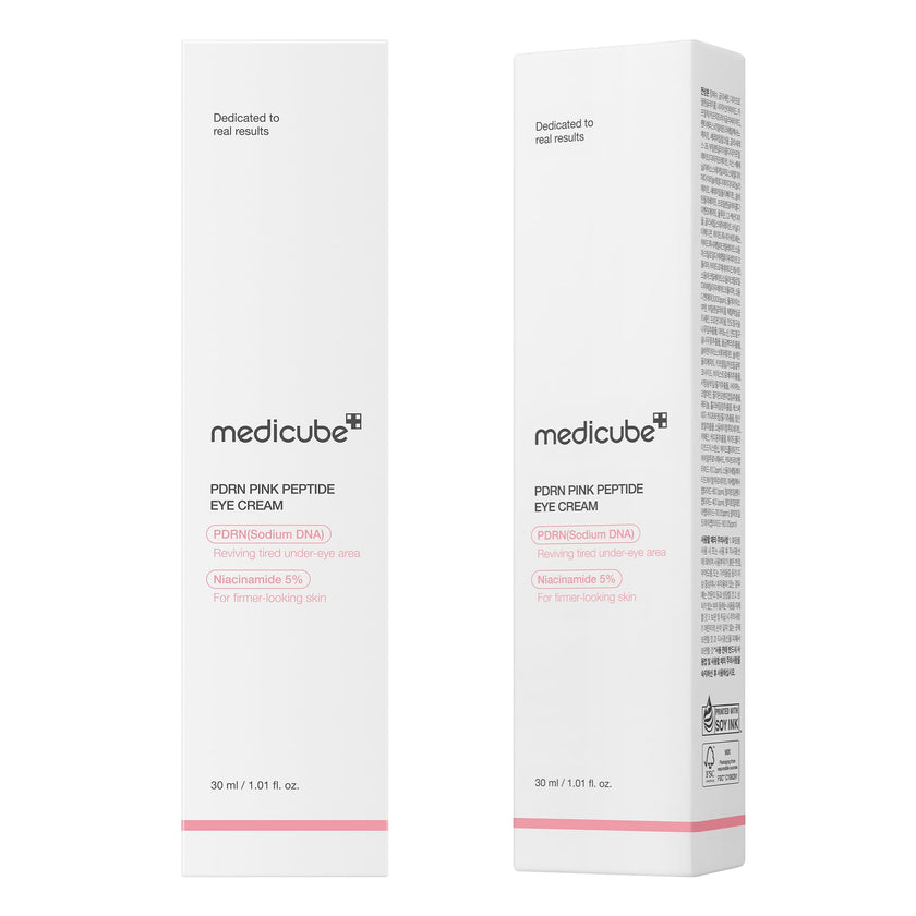 medicube Salmon DNA PDRN Pink Peptide Eye Serum with Niacinamide and 99% Purity Retinol for Fine Lines, Uneven Skin Tone, Korean Skin Care 1.01fl.oz 🍁 All In One Marketplace Canada